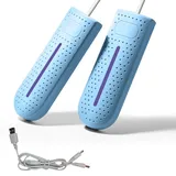 Schuhtrockner Elektrisch, Schuhwärmer, Stiefeltrockner, Mini Skischuhtrockner, Deodorant Entfeuchtung, Schuhtrockner,(Blau)