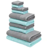 MY HOME Afri (10-tlg.) türkis/grau