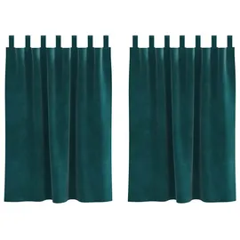 vidaXL Vorhang, Aleah with hanging loops 140 x 140 cm