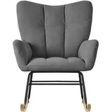 ML-Design Schaukelstuhl Sessel Schaukelsessel Wohnzimmersessel Relaxsessel Polstersessel