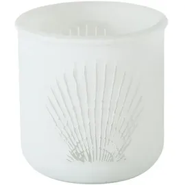 Boltze 6tlg. Windlicht White Ocean weiß Seestern Muschel Maritime Deko (2X 3 Motive)