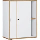 VCM Büroschrank Schiebetüren Salia 2-Fach