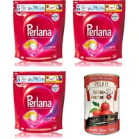 3x Perlana Renew Caps COLORATI Waschmaschinen waschmittel in Kapseln+Pelati 400g