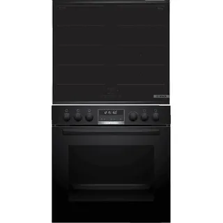 Bosch HND679LS67 Serie 6/Serie 4, Einbauherdset (Induktions-Kochfeld, A+, 71 l)