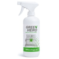 GreenHero Milbenallergie-EX, Bettwäsche Milbenspray für Matratzen / Bettwäsche Hygienespray (Zur Unterstützung der Gesundheit bei Hausstaubmilben Allergien)