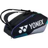 Yonex Pro Racquet (Schlägertasche, 2 Hauptfächer) 2024 schwarz/silber 6er