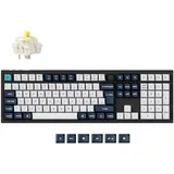 Keychron Q6 Max (schwarz/Mehrfarbig, DE-Layout, Gateron Jupiter Banana, Hot-Swap, Aluminiumrahmen, RGB)
