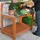 HABAU Arbeitsplatte Holz 101 x 55 x 117 cm Orange