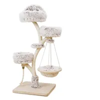 fudajo Designer Kratzbaum 130 cm braun