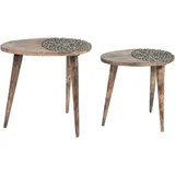 Beliani Beliani, Couchtisch + Beistelltisch, Khetua