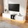 stilvora TV-Lowboard 190x40x35 cm Weiß Holzwerkstoff