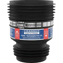 Crassus Steckadapter CSA 125 120-141mm auf 117-127mm bis 0,5 bar