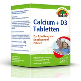 Sunlife Calcium + Vitamin D3 Tabletten 150 St.