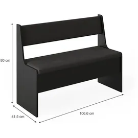 Vicco Roman Schwarz, 41.5 x 106.6 cm,