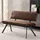 B&D home B&D home® Sitzbank, Braun, Textil, 160x86x57 cm Oeko-Tex® Standard 100, Esszimmer, Bänke, Sitzbänke