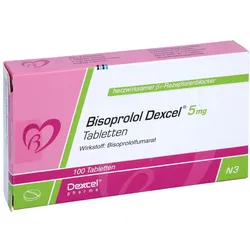 Bisoprolol Dexcel 5 mg Tabletten 100 St