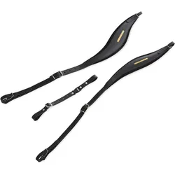Alpenklang Comfort S-Form Akkordeonriemen Schwarz