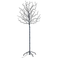 Lunartec LED-Deko-Baum mit 200 beleuchteten Knospen, 150 cm, drinnen