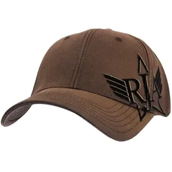 Red Jumpsuit Apparatus Unisex Trucker-Cap Rock-Band Base-Cap mit RJA-Wing-Logo TC110825RJA Braun - One-Size