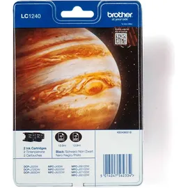 Brother LC-1240BK schwarz 2er Pack