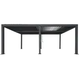 MCW Carport L46-C 5,83 x 3,01 m anthrazit mit Regenrinne