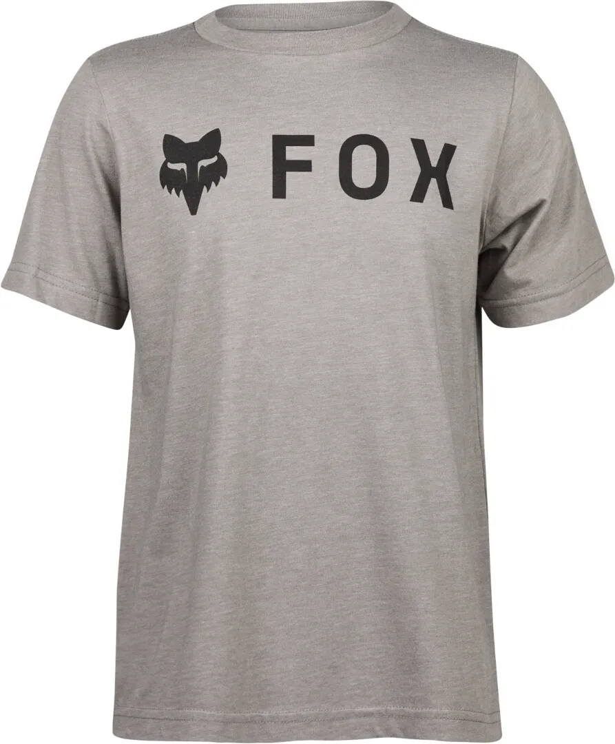 FOX Absolute Jeugd T-Shirt, grijs, L