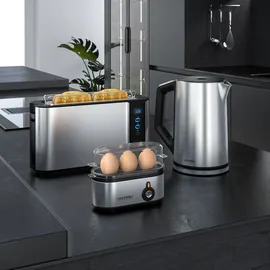 Arendo Frühstücks Set 1,5 l Silber