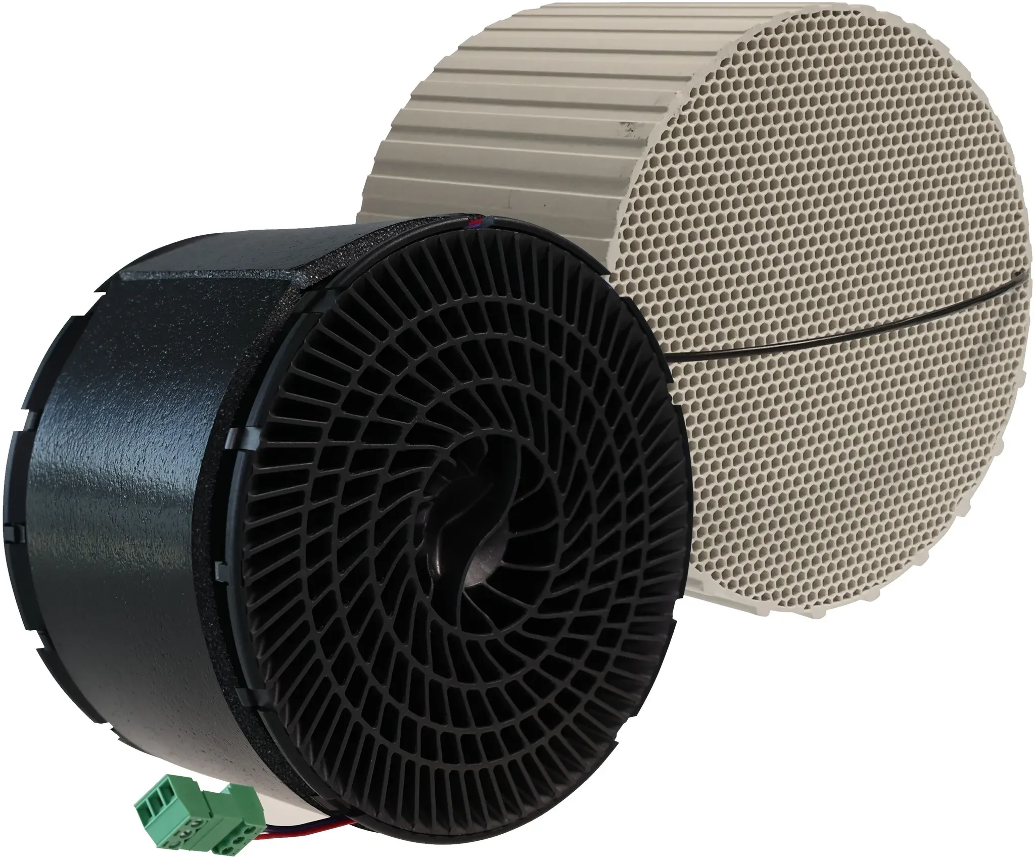 Zewotherm 14170010 ZEWO Funktionseinheit K, 12 V, Lüftereinheit SmartFan K-, Keramik-Wärmetauscher WRG 2.0, kompakt, effiziente Luftzirkulation
