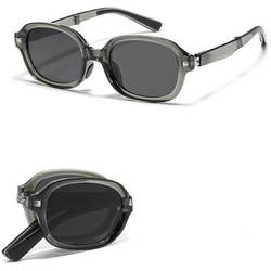 PACIEA Sonnenbrille PACIEA Sonnenbrille Damen Herren faltbar polarisiert 100% UV400 Schutz grau