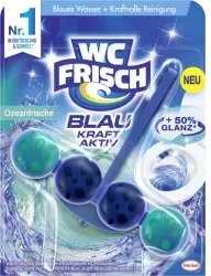 WC Frisch Kraft-Aktiv WC-Duftspüler WB2 , 1 Packung = 10 Stück, Ozean-Frische