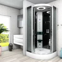 AcquaVapore Duschkabine Dusche D58-03M1 80x80 cm ohne 2k Scheiben Versiegelung