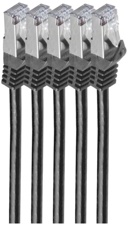 shiverpeaks BS75511-0.25S-SET5 Netzwerkkabel Schwarz 0,25 m Cat7 S/FTP (S-STP)