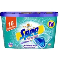 Spee Aktiv Duo-Caps Frische Kick Vollwaschmittel SFC16 , 0,32 kg - Box für 16 Waschladungen