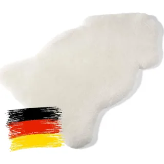 Hofbrucker Lammfell in Weiß / 90-100 cm