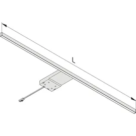 Elektra Spiegelleuchte LD 8104 300mm schwarz 24 V/DC