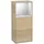 Villeroy & Boch Finion Seitenschrank G50, G500MTPC 41,8x93,6cm, links, Emotion, Regal oben White Matt, Oak Veneer