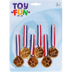 Toy Fun Medaillen Am Band  6 Stück