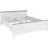 Home Affaire Bett »Florenz Doppelbett Landhausstil Bettgestell (100,140 oder 180/200cm)«, aus FSC®-zertifiziertem Holzwerkstoff, in 3 Breiten weiß