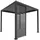 XXXLutz PERGOLA-SEITENTEIL 80/88 LOUVER WALL Anthrazit, 93