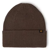 CAMEL ACTIVE Beanie aus Baumwoll-Kaschmir-Mix, Dunkelbraun, 1