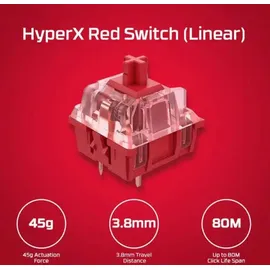 HyperX Alloy Origins 65 HyperX Red US
