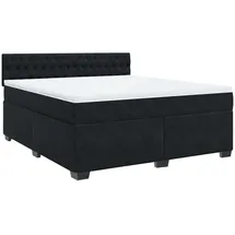 vidaXL Boxspringbett 180 x 200 cm Schwarz