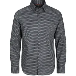 Jack & Jones Hemd ARTHUR Comfort-Fit Langarmhemd mit Kent-Kragen