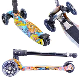 BoldCube Tretroller Big 3 Wheel Scooter Graffiti - Bunt