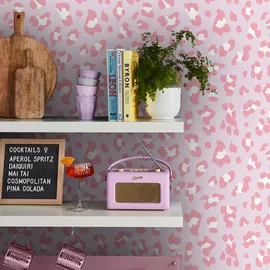 Envy Vliestapete Big Cat Candyfloss Rosa FSC®