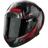 Nolan X-804 RS Ultra Carbon Spectre schwarz / rot Integralhelm L