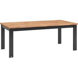 Set One by Musterring Esstisch York 200 x 100 cm Holzoptik Graphit / Eiche