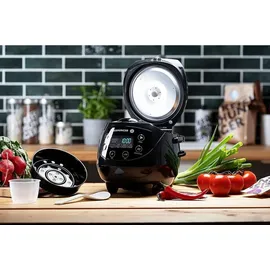 Reishunger Digitaler Mini Reiskocher schwarz