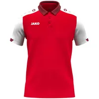 Jako Kinder Poloshirt Dynamic rot/weiß/dunkelrot, 164