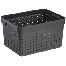 Plast Team Aufbewahrungskorb SEOUL 35,7 x 26,8 cm Schwarz